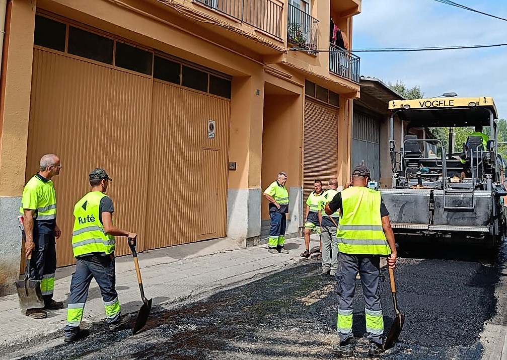 L’Ajuntament de Salt continua impulsant millores a la xarxa viària amb una nova inversió en asfaltatge de 206.902 euros